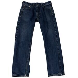 Levi’s 505 Jeans Medium Blue Denim Pants Mens Size 33X30 (Tagged 33x32) Straight